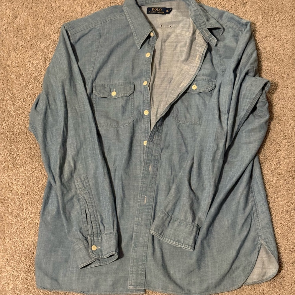 Polo by Ralph Lauren Light Blue Casual Shirt